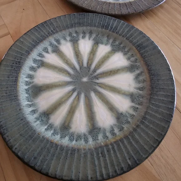 Good Earth Richie Watts Set Of Two Dinner Plates - Picture 3 of 7